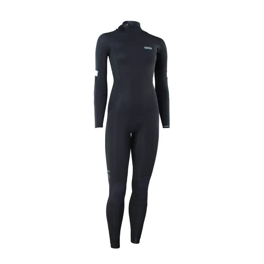 ION Amaze Core 4/3 Back Zip 2026 - Vista lateral de traje de neopreno para mujer, con cremallera trasera y diseño ergonómico.